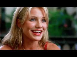 Tina Carlyle with a hidden camera, in preparation to rob the bank. the  beginning of the film