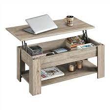 Pop up the top, place your laptop on it, and you're ready to get down to business (and attend all those zoom meetings). Modern Minimalist Two Story Coffee Table Living Room Coffee Table For Sale Online Ebay