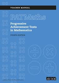 Pat Maths 4th Ed Teacher Manual Download Acer