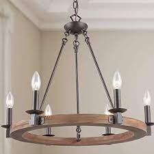 Get 5% in rewards with club o! Lnc A03300 Farmhouse Chandeliers For Dining Rooms Vintage Wood Kitchen Lighting Amazon Com