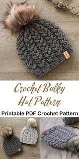 Make A Cozy Bulky Yarn Hat Winter Hat Crochet Pattern Crochet Hats Free Pattern Crochet Hats