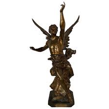 Browse the best of ebay, connect with other collectors, and this is a very nice, heavy bronze vase circa 1910 or so. La Pensee By Emile Louis Picault Bears Foundry Mark 19th Century Bronze Chairish
