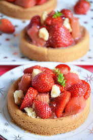 Sable Breton Rhubarbe Fraises Recette Sables Breton Recette Tarte Aux Fraises Rhubarbe