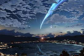Your name wallpaper, 5 centimeters per second, anime, artwork. Hd Wallpaper Body Of Water Your Name Sky Stars Kimi No Na Wa Lights Anime Wallpaper Flare