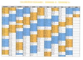 L'impression se sera quant à elle au format a4 paysage. Les Calendriers Important Au Lycee Jean Lurcat Stages Semaines A Et B Lycee Professionnel Jean Lurcat