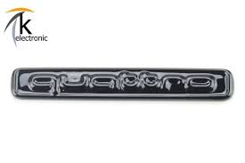 Original audi emblem ringe in schwarz für den kühlergrill. Original Audi Quattro Emblem Schriftzug Audi A7 Schwarz Logo Schriftzug Zeichen Auto Performance Parts Alsanea Motors