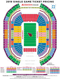 university phoenix stadium online charts collection