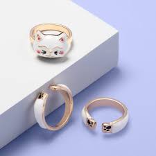 Girls 3pk Cat Rings More Than Magic White Cat Ring Rings For Girls Jewelry
