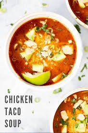 Easy Mexican Chicken Taco Soup Recipe My Everyday Table Recipe In 2020 Taco Soup Chicken Taco Soup Recipe Healthy Dinner Recipes Chicken