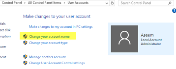 To change the lock screen on windows 10: Change Computer User Name Picture And Password In Windows 7 8 10
