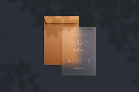 Download Free Transparent Invitation Card Mockup Psd PSD Mockup Templates
