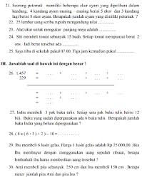 Soal Dan Jawaban Latihan Pas Matematika Kelas 3 Sd Semester 1 Kumpulan Soal Pts Pas Pat Ukk Akm Ujian Sekolahwahana Info