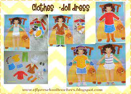 esl efl preschool teachers clothes theme themes worksheet teacher 
