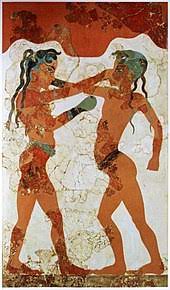The olympics were also held in greece. Ancient Greek Boxing Wikipedia