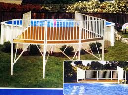 How to build a deck around a pool. Above Ground Pool Deck Cost Inexpensive Deck Options