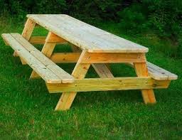 Super Solid 8 Picnic Table Design I Made Picnic Table Picnic Table Bench Picnic Table Plans