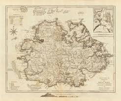 1775 Map Of Antigua Etsy Map Vintage Wall Art Historical Maps