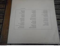 Ces mouches volantes ou taches noires devant les yeux sont un symptôme fréquent en ophtalmologie. Sonstige Franz Chansons Disque Vinyl 33t Gerard Manset