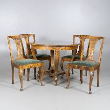 There is no evident maker's mark. Dining Groups Stewed Birch 1930s 1940s Furniture Dining Room Furniture Auctionet