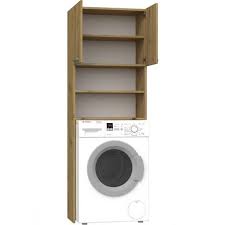 Nos solutions pour integrer un lave linge dans le meuble se salle de bains sont de lena meuble pour machine a laver 180x64x30 cm espace de rangement buanderie lave linge salle de bain avec placard etageres blanc achat. Como Meuble Pour Machine A Laver 64x183x30cm Rangement Espace Buanderie Lave Linge Salle De Bains Style