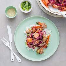 Sweet N Sour Chicken With Rice Recipe Sweet N Sour Chicken Chicken Recipes Chicken Rice