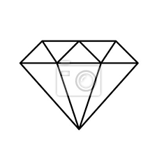 Ausmalbild Diamant Fototapete Fototapeten Myloview De