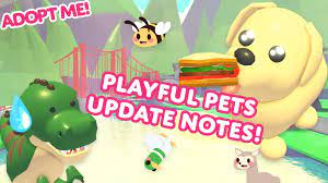 What is the official adopt me channel called? Roblox Adopt Me Playful Pets Update Patch Notes Release Time Today