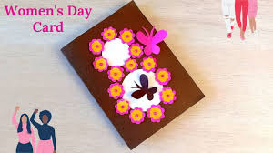 Look at the inspiration coming your way. Women S Day Card Beautiful Card Making Ideas Youtube