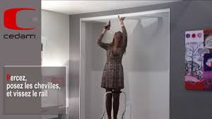 Porte coulissante sur mesure ikea novocom top. Poser Ses Portes Coulissantes Youtube