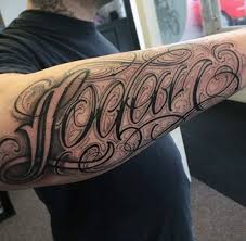 Initial tattoos can express strong emotions and deep love and that is why many couples and lovers get . Top 73 Tattoo Lettering Ideas 2021 Inspiration Guide