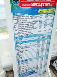 Playa Del Carmen Taxi Rate Chart From May 2015 Costs To Get