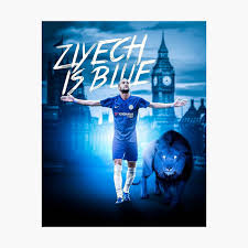 A fan dedicated account to ziyech abiding to all instagram rules not affiliate with hakim. Wallpaper Ziyech Blue Poster By Santiluciene Redbubble