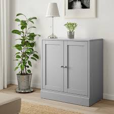 Havsta خزانة مع قاعدة رمادي 81x47x89 سم Ikea