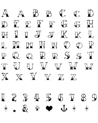 We may earn a co. Amazon Com Sailor Jerry Alphabet Temporary Tattoo Realistic Black Number Symbol Body Art Create Custom Tattoo Set Of 2 Cut Apart Tattoo Sheets Letter Size 0 5 Tall Beauty Personal Care