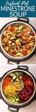 Instant Pot Homemade Minestrone Soup Makes The Perfect Easy Comforting Meal Best Of All It S An Easy S Instant Pot Recipes Recipes Instant Pot Dinner Recipes