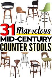 Complete the decor of your modern kitchen with speaking of the former category, it is worth noting that many of the mid century bar chairs are further the latter category of more conventional mid century modern bar stools is just as varied. 31 Marvelous Mid Century Modern Bar Stools The Heathered Nest
