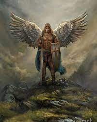 Archangel Michael Poster By Robert Greco Archangel Michael Tattoo Archangel Tattoo Archangel Michael