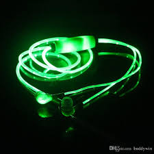 Led Light Up Lighting Earphone Visible El Flowing Glow Flash In Ear Light Earphone Headphone With Mic For Iphone7 6 6s Samsung With Box Headset For Mobile Phones Bluetooth Headset Cell Phone
