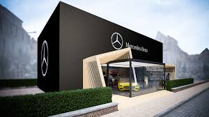 3d Lab Visualisaties Interieur Mercedes Benz Amg Summer Pop Up Store Knokke Promyshlennaya Arhitektura Arhitekturnyj Dizajn Arhitektura