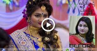 Satakshi Bengali Bridal Reception Makeup Arpitas Bridal Makeup Hairstyles Wedding Reception Makeup Asian Bridal Makeup Bridal Hairstyle For Reception