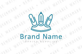 King Of Office Logo 118978 Logos Design Bundles Office Logo Logo Design Office Supplies Design