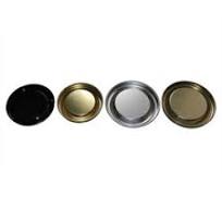 Various Size Gold / Silver / Black Metal Cap Tin Can Lid For ...