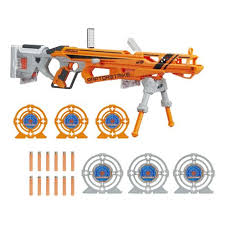 When the focus is on precision, bring along this blaster to take aim at targets. Nerf N Strike Elite Accustrike Raptorstrike Walmart Canada