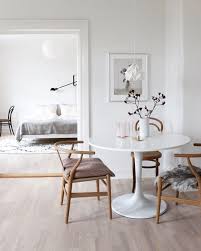 One Of The Good Thing About A Round Shape Dining Table Is That You Can Put It Anywhere In Your Room Home Decor Scandinavian Interior Dining Room Inspiration