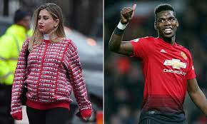 Paul Pogba S Girlfriend Maria Salaues Shows Off Her Baby Bump Daily Mail Online