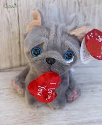 French bulldog information including personality, history, grooming, pictures, videos, and the akc breed standard. Pluss Francia Bulldog Szivvel 14cm Szirom