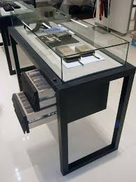 Wooden Jewelry Display Counter With Glass Showcase For Jewelry And Gemstone Store Design Wooden Jewelry Display Glass Showcase Jewelry Store Design