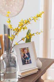 This fall start your floral designs with afloral. Simple Spring Home Decor Faux Flower Arranging Ideas Kelley Nan