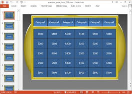 11.6 wie findest du deine neue schule? Animierte Jeopardy Powerpoint Vorlagen