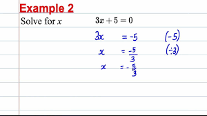 Gcse Maths Revision Solving Linear Equations 1 Solving Linear Equations Gcse Math Gcse Maths Revision